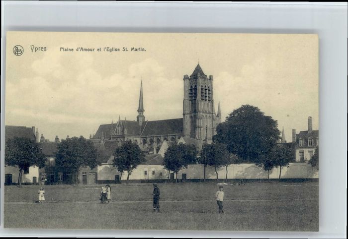 Ypern Ypres Ypres Plaine Amour Eglise St. Martin