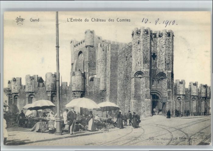 Gand Belgien Gand Chateau Comtes