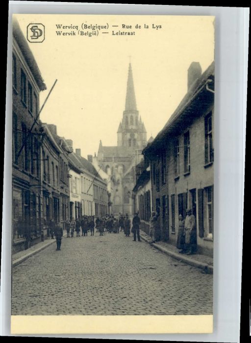 Wervicq Wervik Rue Lys Leistraat