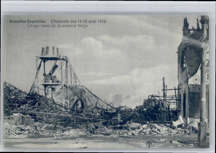 Bruxelles Bruessel Exposition Section Belge