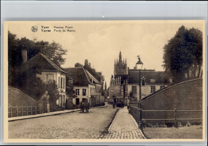 Yper Ypres Meenen Poort Porte Menin