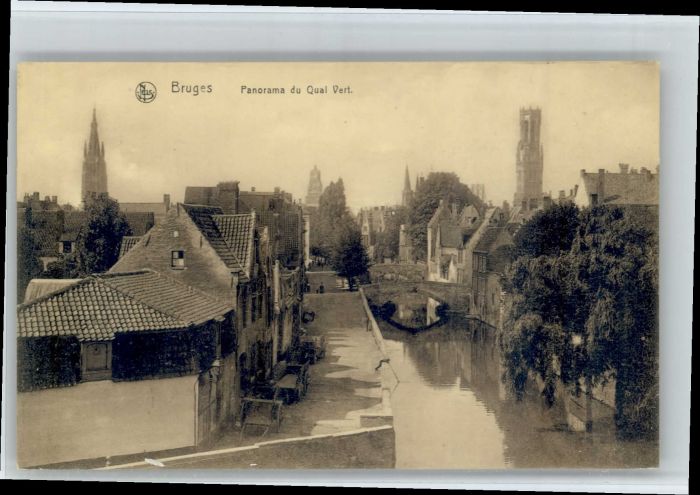 Bruges BRUGGE Belgie Bruges Quai Vert