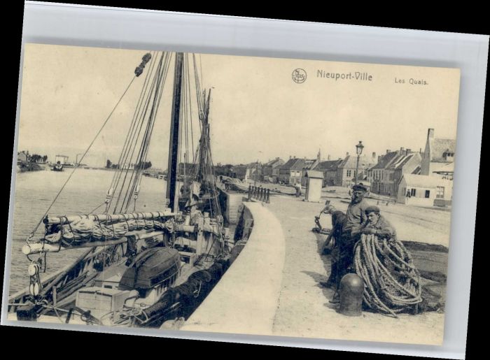 NIEUPORT Nieuwpoort West-Vlaanderen Belgie Nieuport Ville Quai