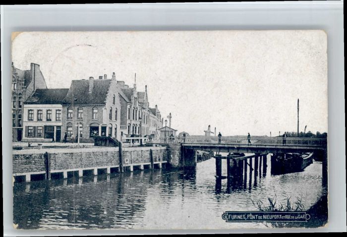 Furnes Pont Nieuport Rue Gare