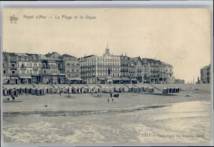 Heyst-sur-Mer Flandre Plage Digue
