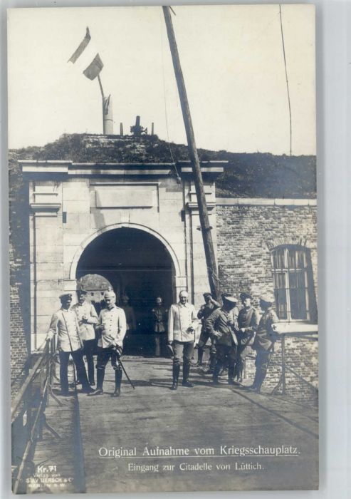 Luettich Lüttich Citadelle Soldaten