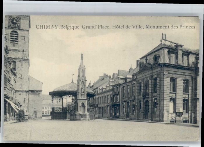 Chimay Monument Princes Hotel de Ville Grand P