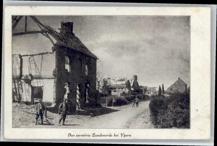 Zandvoorde Zerstoerung