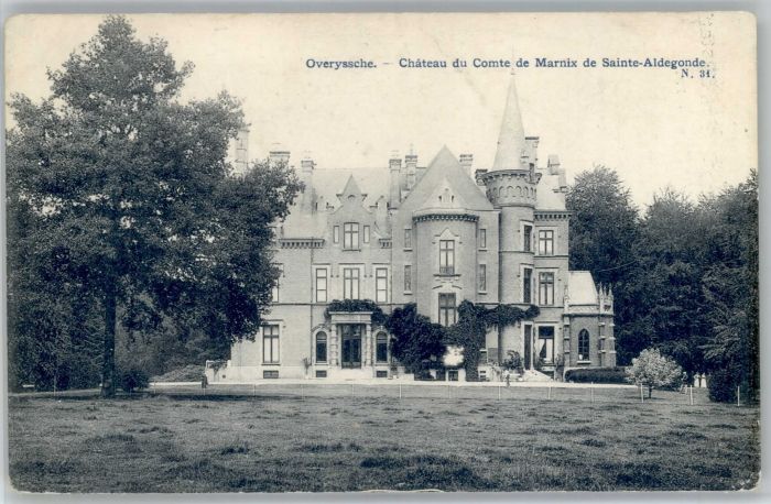 Overyssche Chateau Comte Marnix Sainte Aldegonde