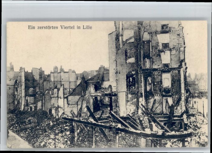 Lille Nord Lille Zerstörung