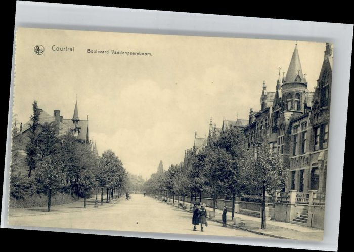 Courtrai KORTRIJK Flandre Belgie Courtrai Boulevard Wandenpeereboom