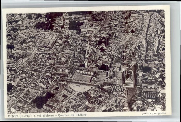 Dijon 21 Dijon Fliegeraufnahme Quartier Theatre