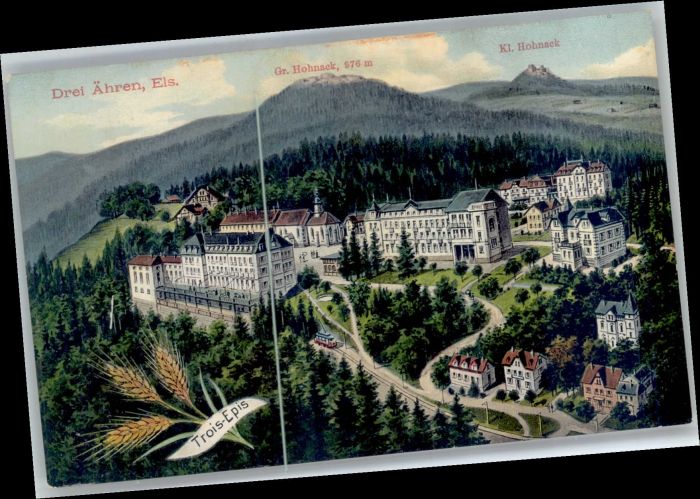 Drei-Aehren Trois-Epis trassenbahn