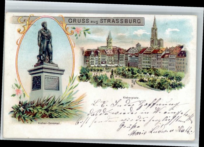 Strasbourg Alsace Strassburg Kleber-Denkmal Kleberplatz L