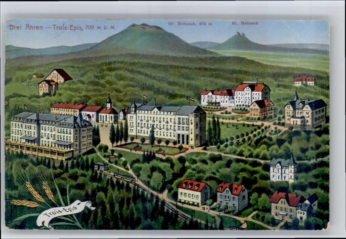 Drei-Aehren Trois-Epis trassenbahn