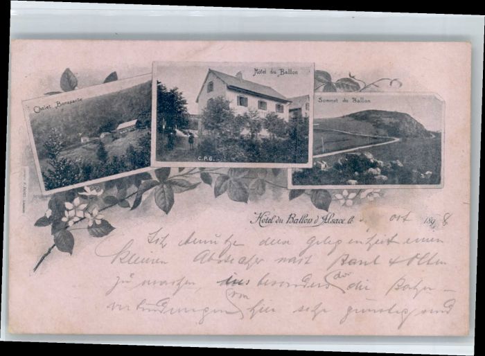 Grand Ballon Hotel du Ballon Chalet Bonaparte Sommet