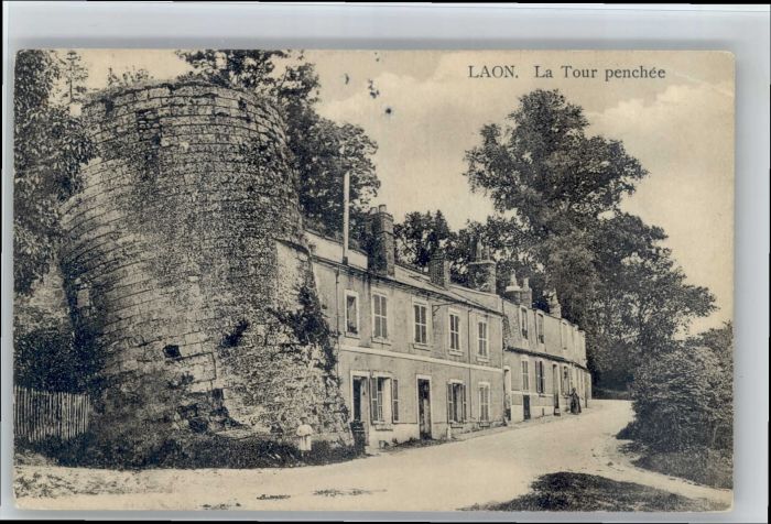 Laon Aisne Laon Tour Penchee