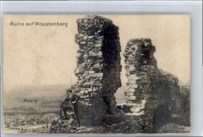 Pont-a-Mousson Moussonberg Ruine