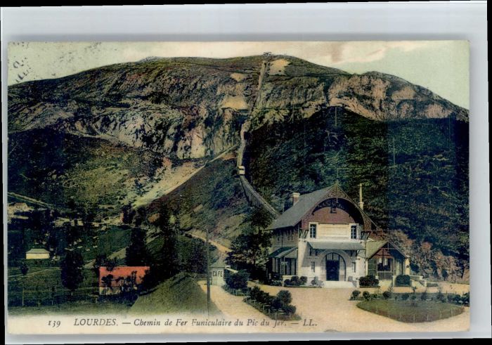 Lourdes Hautes Pyrenees Lourdes Pic du Jer Funiculaire