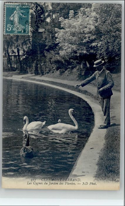 Clermont-Ferrand Cygnes Jardin Plantes