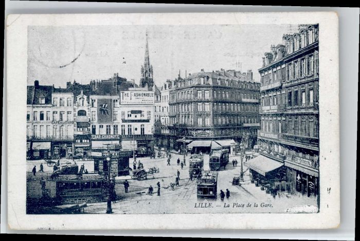 Lille Nord Lille Place Gare Strassenbahn