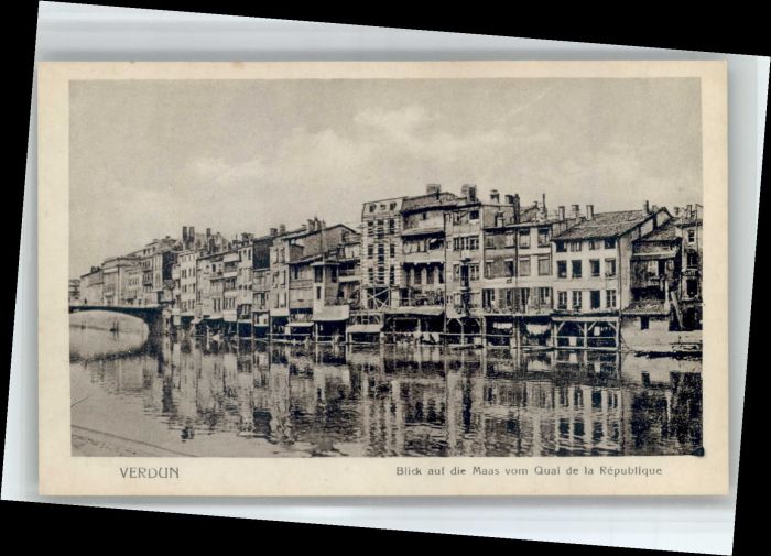 Verdun Meuse Verdun Maas Quai Republique