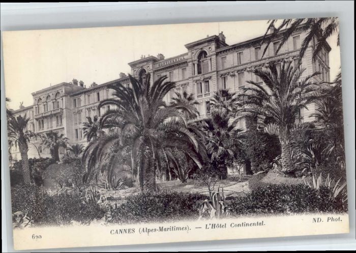 Cannes Alpes-Maritimes Cannes Hotel Continental