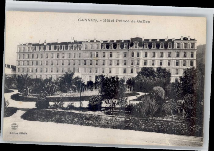 Cannes Alpes-Maritimes Cannes Hotel Prince de Galles