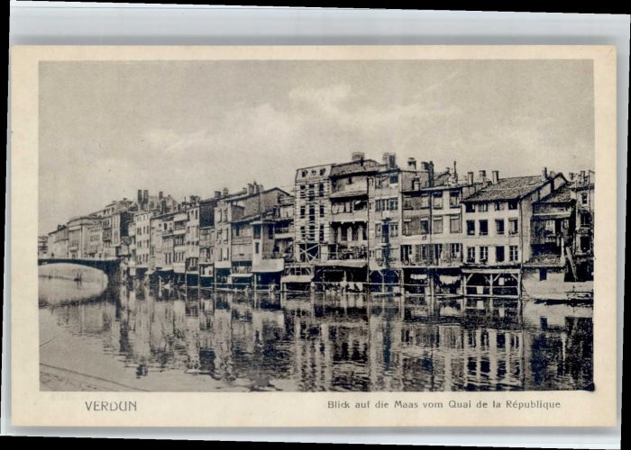 Verdun Meuse Verdun Maas Quai Republique
