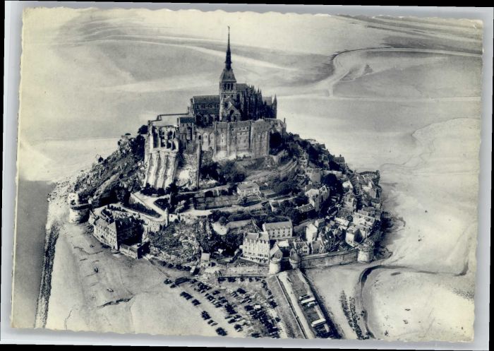 Le Mont-Saint-Michel Fliegeraufnahme