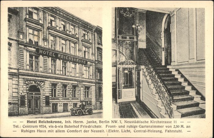 Berlin Hotel Reichskrone