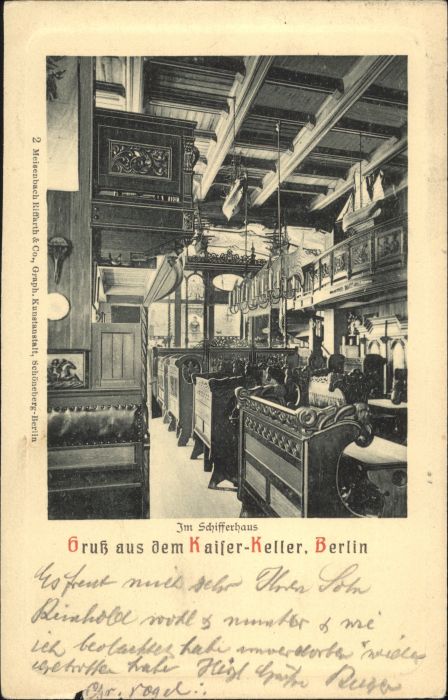 Berlin Kaiser Keller Schifferhaus