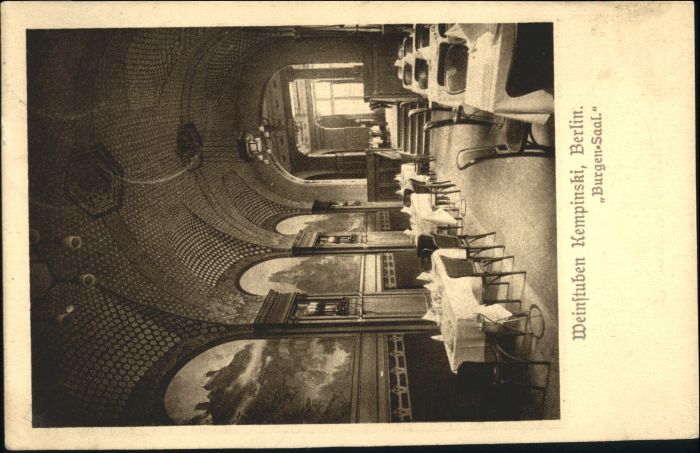 Berlin Weinstuben Kempinski