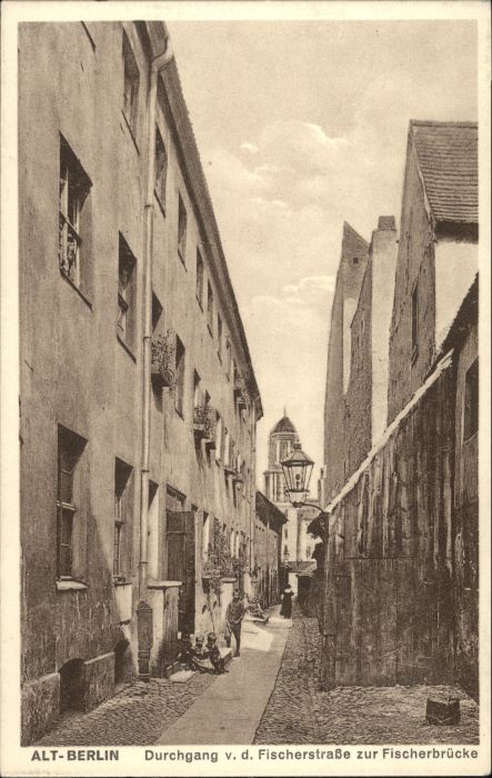 Berlin Fischerstrasse Fischerbruecke