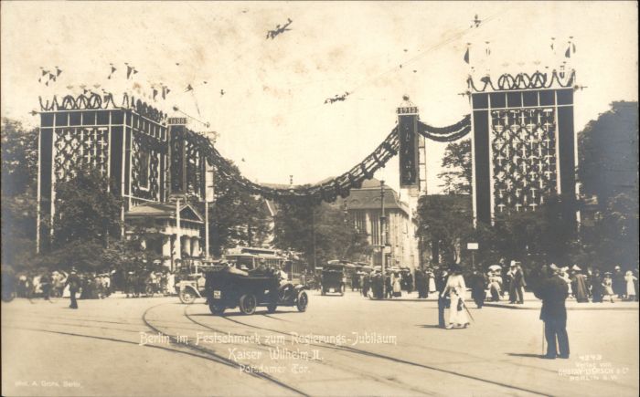 Berlin Regierungs Jubilaeum Kaiser Wilhelm