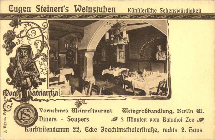 Berlin Eugen Steinerts Weinstuben
