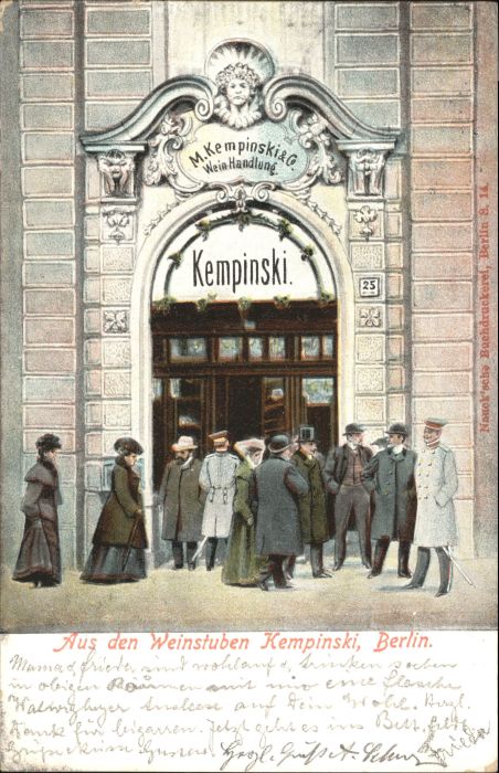 Berlin Weinstuben Kempinski