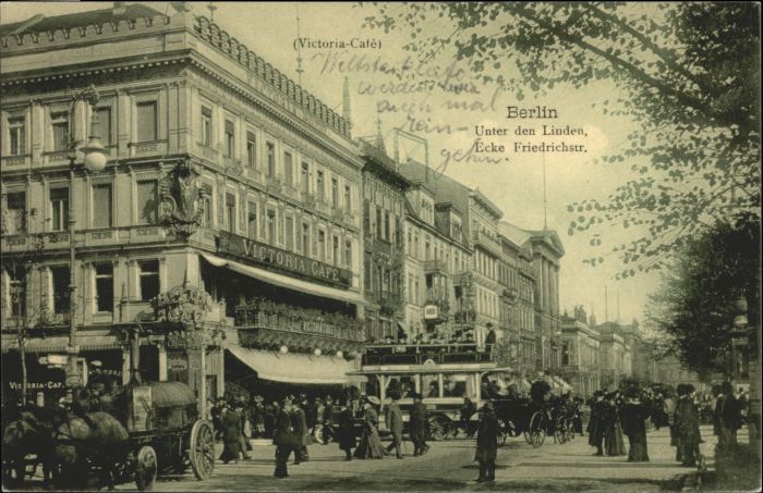Berlin Friedrichstrasse Victoria Cafe
