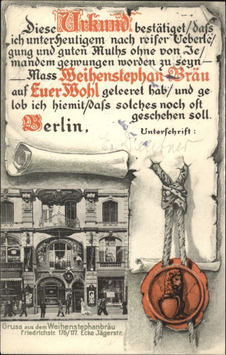 Berlin Weihenstephan Braeu