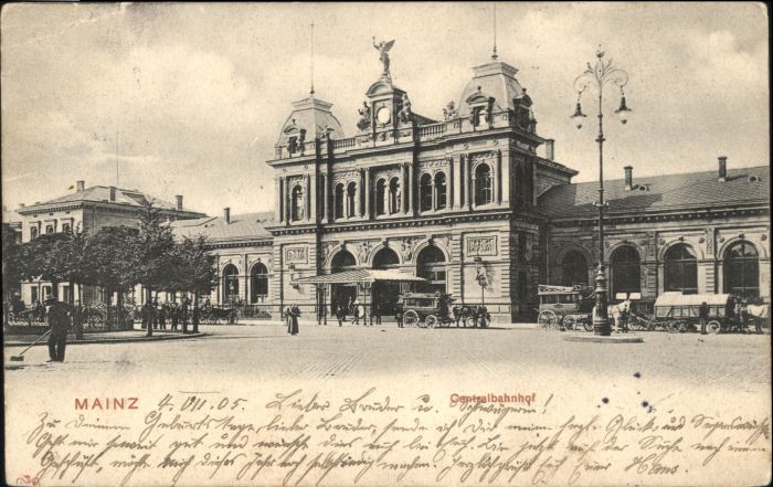Mainz Rhein Mainz Bahnhof