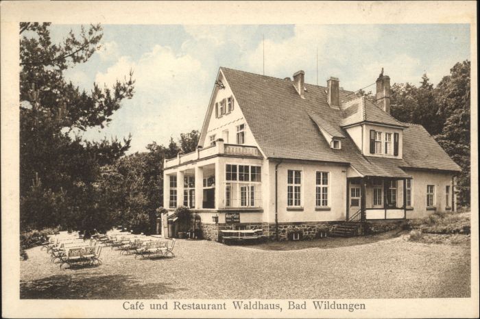 Bad Wildungen Cafe Restaurant Waldhaus