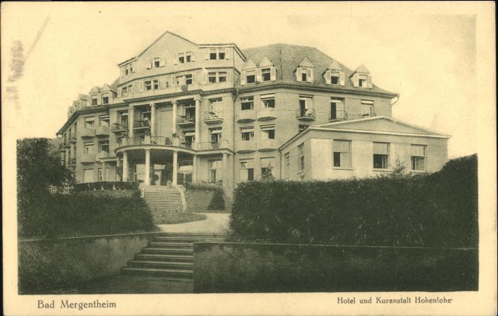 Bad Mergentheim Hotel Hohenlohe
