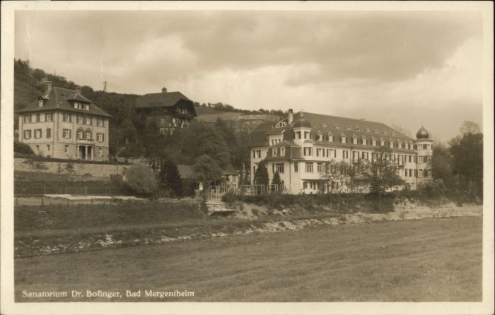 Bad Mergentheim Sanatorium Dr. Bofinger