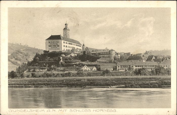 Gundelsheim Wuerttemberg Gundelsheim Schloss Hornegg