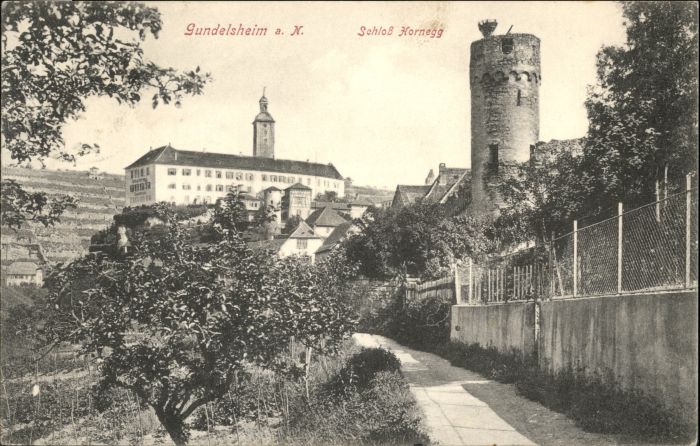 Gundelsheim Wuerttemberg Gundelsheim Schloss Hornegg