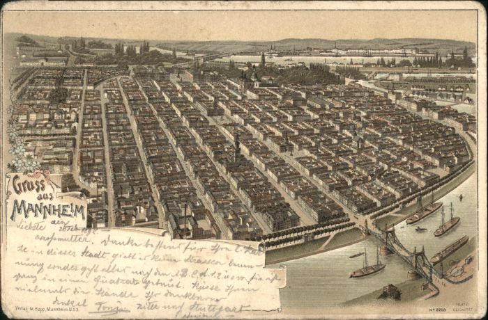 Mannheim Fliegeraufnahme