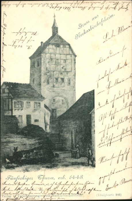 Neckarbischofsheim Fuenfeckiger Turm