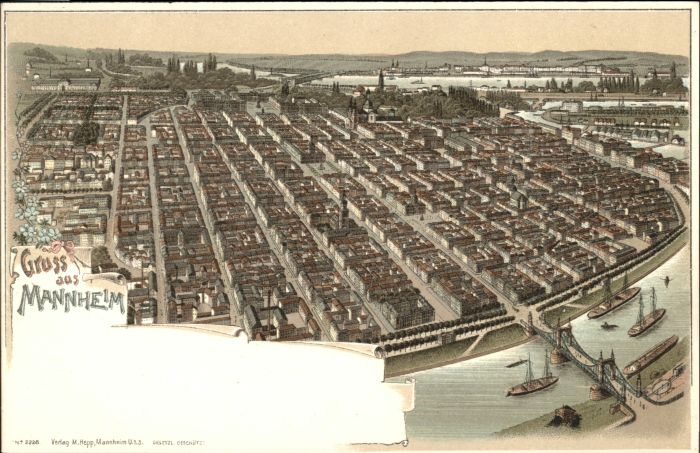 Mannheim Fliegeraufnahme