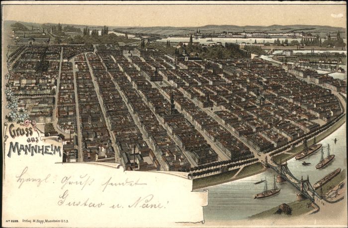 Mannheim Fliegeraufnahme