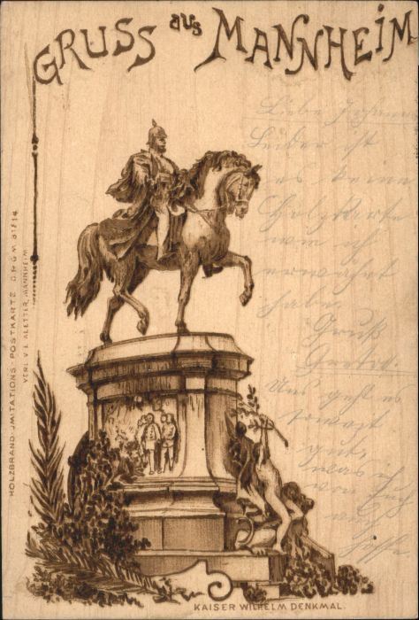 Mannheim Kaiser Wilhelm Denkmal